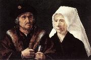 GOSSAERT, Jan (Mabuse) An Elderly Couple cdfg Sweden oil painting reproduction
